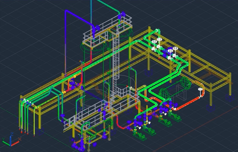 Resistoflex Örnek Boru Hattı Projesi